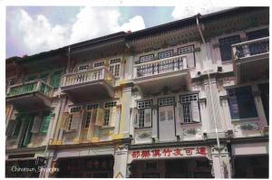 Singapore - Chinatown, houses from british colonial time